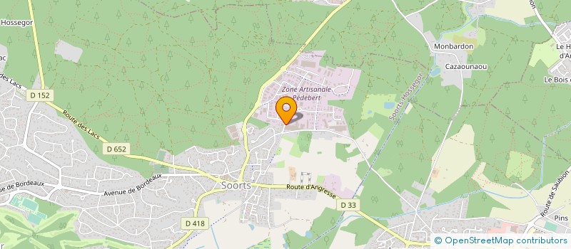 localisation de l'entreprise MONSIEUR FRANCISCO ROMERO à SOORTS-HOSSEGOR
