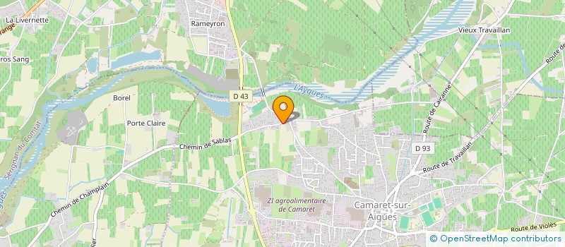 localisation de l'entreprise MONSIEUR FRANCISCO RUBIO  CAMARET-SUR-AIGUES