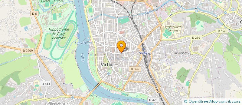 localisation de l'entreprise MONSIEUR FRANCISCO RUIZ FERNANDEZ à VICHY