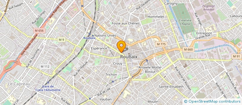 localisation de l'entreprise MONSIEUR FRANCISCO SAINHAS à ROUBAIX