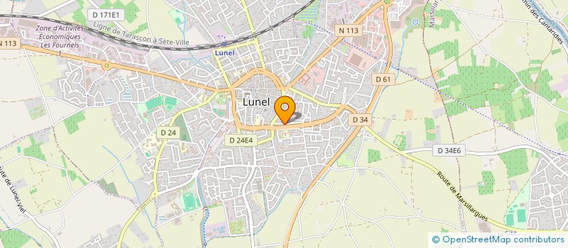 localisation de l'entreprise MONSIEUR FRANCISCO SANCHEZ CHOMPOL  LUNEL