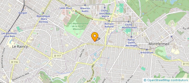 localisation de l'entreprise MONSIEUR FRANCISCO SAYAVERA MORALES à CLICHY-SOUS-BOIS