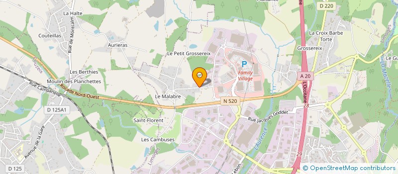 localisation de l'entreprise MONSIEUR FRANCISCO SILVA DA COSTA à LIMOGES