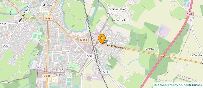 localisation de l'entreprise MONSIEUR FRANCISCO SIMAO à SAINT-PATERNE - LE CHEVAIN