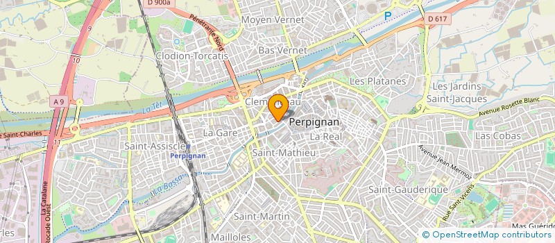 localisation de l'entreprise MONSIEUR FRANCISCO SITJA COLAS  PERPIGNAN