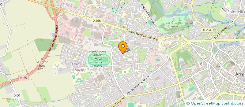 localisation de l'entreprise MONSIEUR FRANCISCO VAZ GONZALEZ à ARRAS