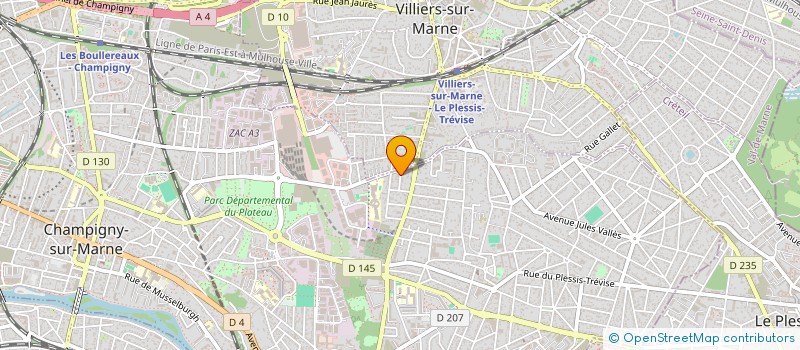 localisation de l'entreprise MONSIEUR FRANCISCO VILLA à CHAMPIGNY-SUR-MARNE