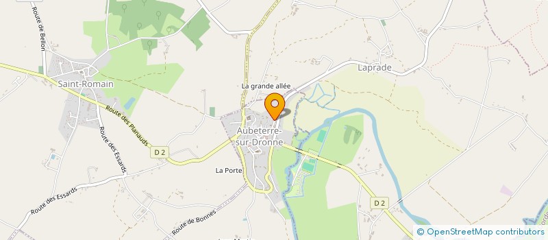 localisation de l'entreprise MONSIEUR FRANCISCUS BODDEKE  AUBETERRE-SUR-DRONNE