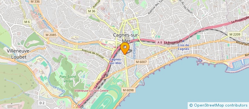 localisation de l'entreprise MONSIEUR FRANCISCUS VAN GOOL à CAGNES-SUR-MER