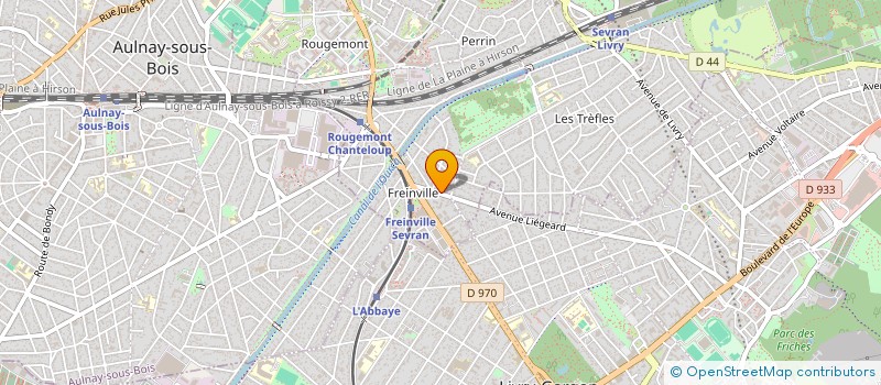 localisation de l'entreprise MONSIEUR FRANCISLEY DA SILVA RIBEIRO  SEVRAN