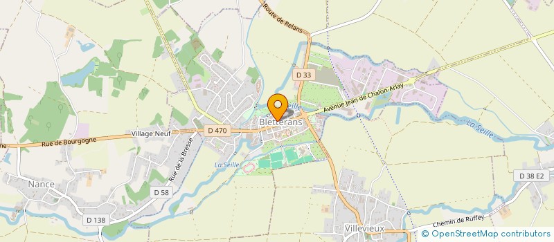 localisation de l'entreprise MONSIEUR FRANCISQUE BONO  BLETTERANS