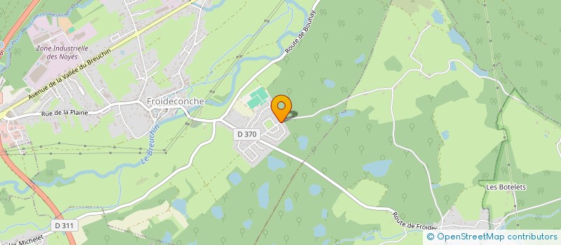 localisation de l'entreprise MONSIEUR FRANCISQUE VERNAY  FROIDECONCHE