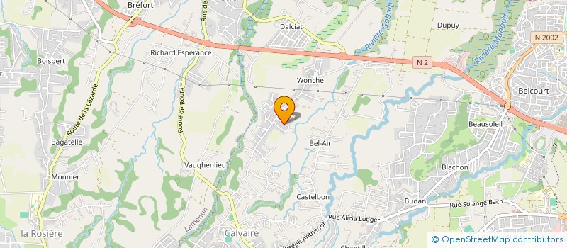 localisation de l'entreprise MONSIEUR FRANCIUS FULRAD  BAIE MAHAULT