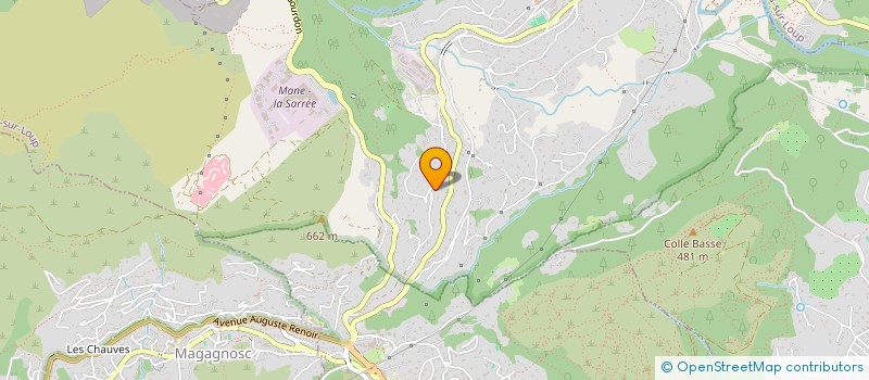localisation de l'entreprise MONSIEUR FRANCK ABECASSERA  LE BAR-SUR-LOUP