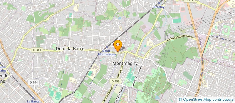 localisation de l'entreprise MONSIEUR FRANCK ABEHASSERA  DEUIL-LA-BARRE