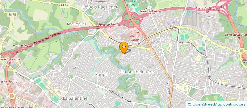 localisation de l'entreprise MONSIEUR FRANCK ABGRALL  ORVAULT