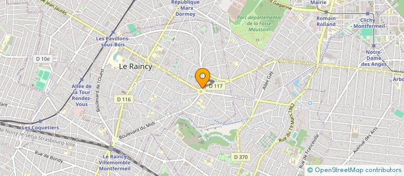 localisation de l'entreprise MONSIEUR FRANCK ABOUDHARAM  LE RAINCY