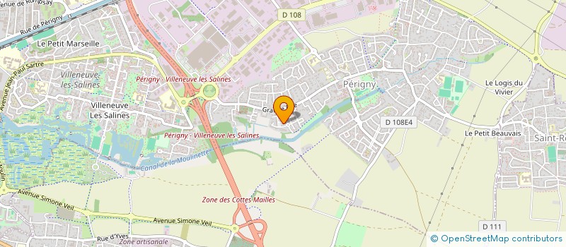 localisation de l'entreprise MONSIEUR FRANCK ADAM  PERIGNY