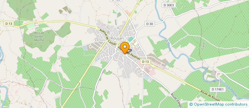 localisation de l'entreprise MONSIEUR FRANCK ADDESA  ROUJAN