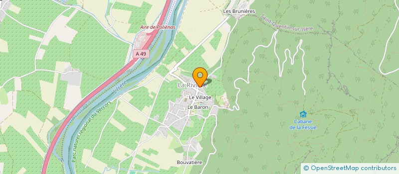 localisation de l'entreprise MONSIEUR FRANCK ADIARD à LA RIVIERE