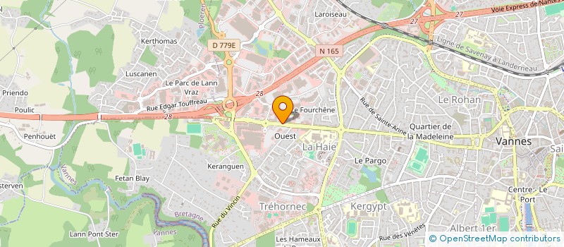 localisation de l'entreprise MONSIEUR FRANCK ADRIAN  VANNES