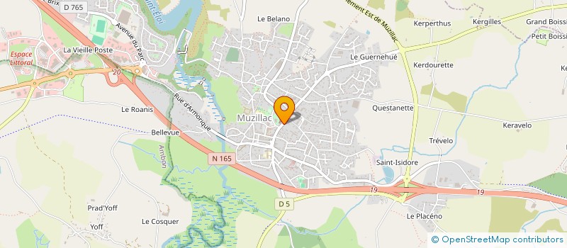 localisation de l'entreprise MONSIEUR FRANCK AGUILLON à MUZILLAC