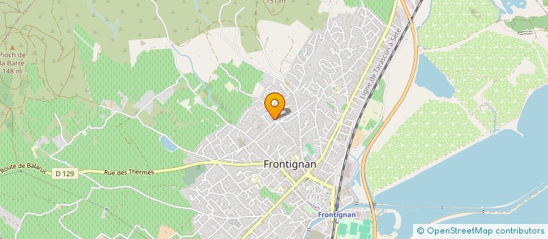 localisation de l'entreprise MONSIEUR FRANCK AGUT à FRONTIGNAN