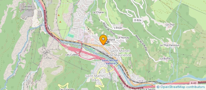 localisation de l'entreprise MONSIEUR FRANCK AIELLO  SAINT-MICHEL-DE-MAURIENNE