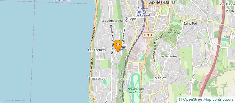 localisation de l'entreprise MONSIEUR FRANCK AIMONE  TRESSERVE