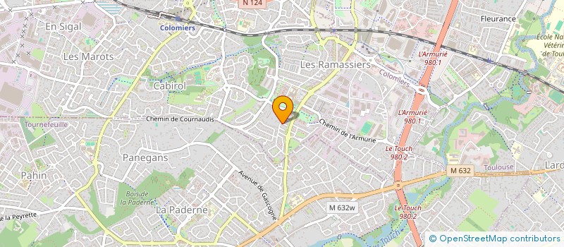 localisation de l'entreprise MONSIEUR FRANCK ALBERO à COLOMIERS