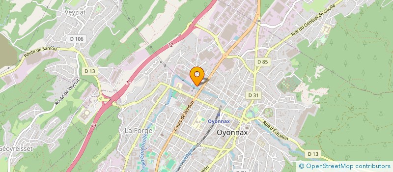 localisation de l'entreprise MONSIEUR FRANCK ALBEROLA à OYONNAX
