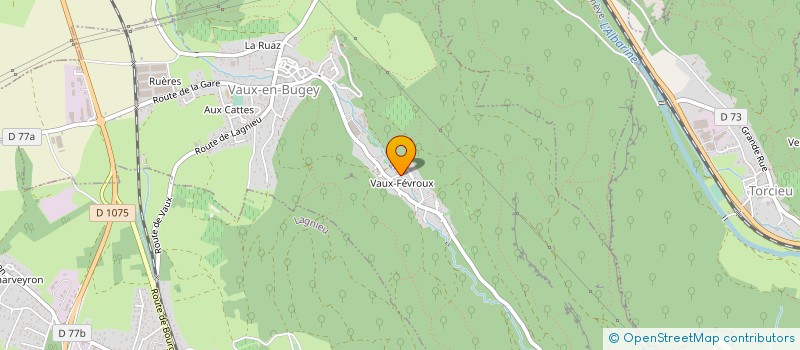 localisation de l'entreprise MONSIEUR FRANCK ALBERT DESMARIS  VAUX-EN-BUGEY