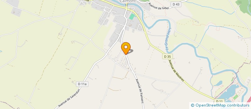 localisation de l'entreprise MONSIEUR FRANCK ALEXANDRE  CALMONT