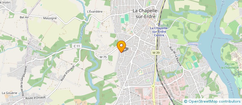 localisation de l'entreprise MONSIEUR FRANCK ALLAMI à LA CHAPELLE-SUR-ERDRE