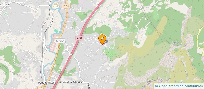 localisation de l'entreprise MONSIEUR FRANCK ALLARD-LATOUR  ROQUEVAIRE