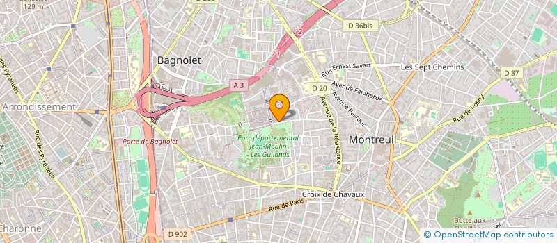 localisation de l'entreprise MONSIEUR FRANCK ALLELY  MONTREUIL