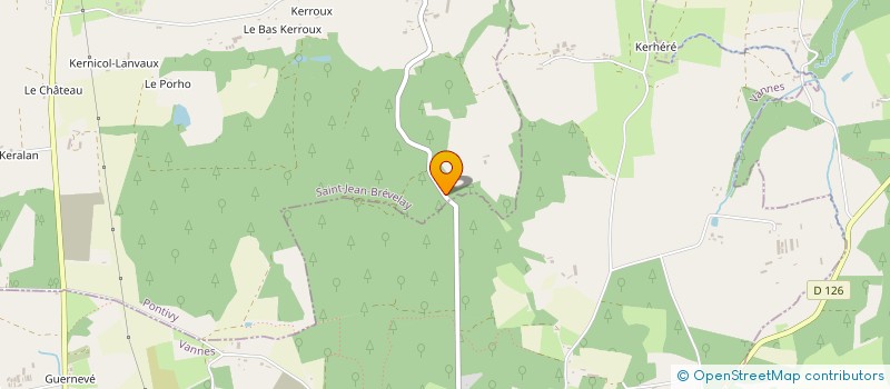 localisation de l'entreprise MONSIEUR FRANCK ALLINE  SAINT-JEAN-BREVELAY