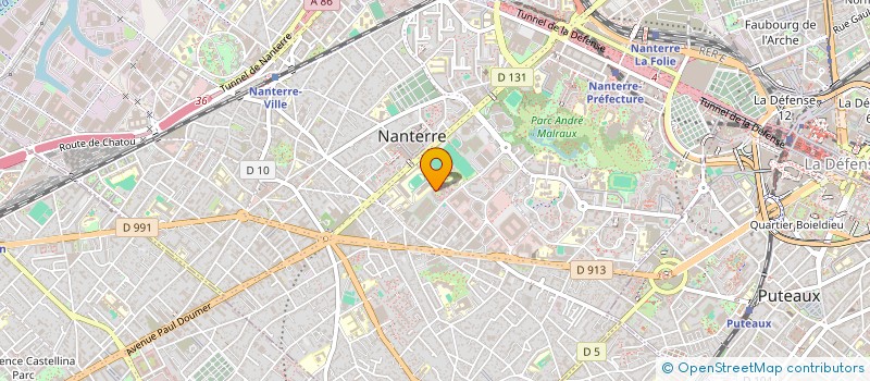 localisation de l'entreprise MONSIEUR FRANCK ALVES  NANTERRE