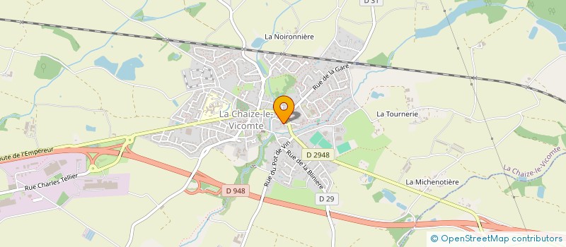 localisation de l'entreprise MONSIEUR FRANCK AMELINEAU  LA CHAIZE-LE-VICOMTE