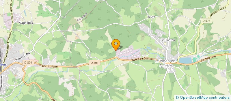 localisation de l'entreprise MONSIEUR FRANCK AMIEL  SOUCIRAC