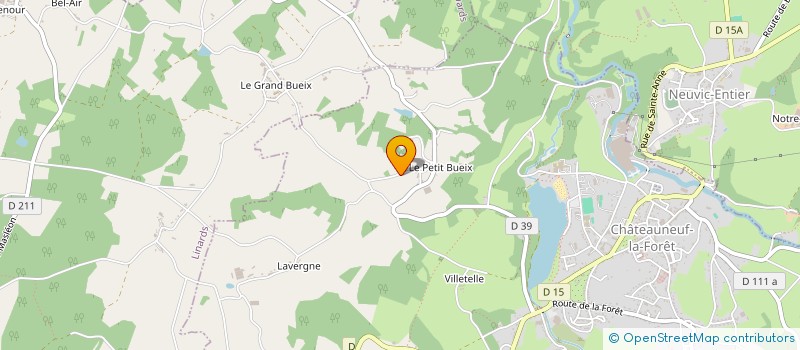 localisation de l'entreprise MONSIEUR FRANCK AMODEO à CHATEAUNEUF-LA-FORET