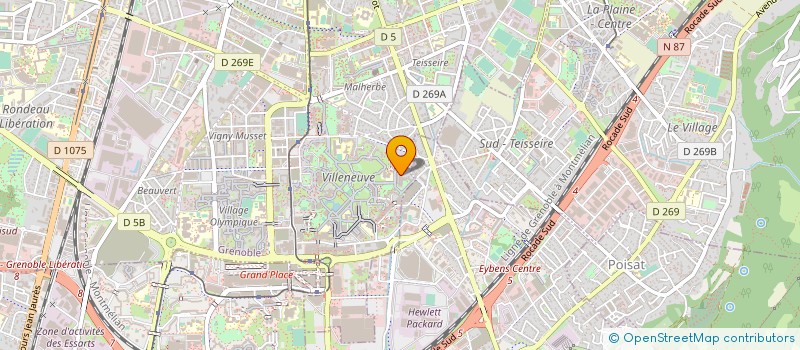 localisation de l'entreprise MONSIEUR FRANCK ANDERLE à GRENOBLE