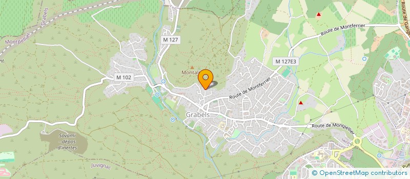 localisation de l'entreprise MONSIEUR FRANCK ANDOLFATTO  GRABELS