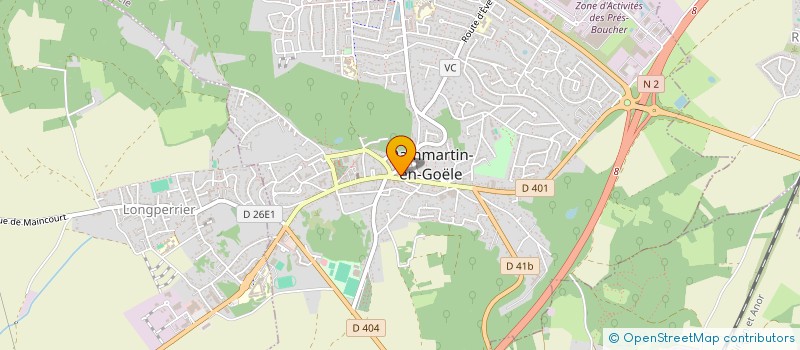 localisation de l'entreprise MONSIEUR FRANCK ANDRE GEORGES POIRIER  DAMMARTIN-EN-GOELE