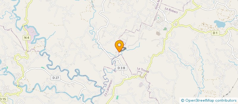 localisation de l'entreprise MONSIEUR FRANCK ANGELIE  GROS-MORNE