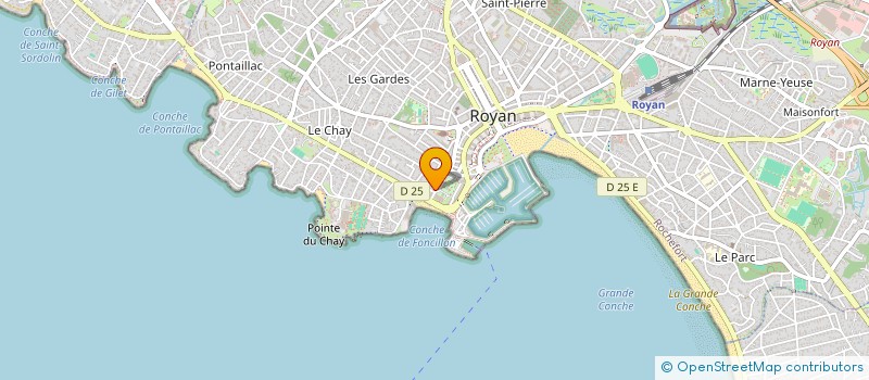 localisation de l'entreprise MONSIEUR FRANCK ANNERON  ROYAN