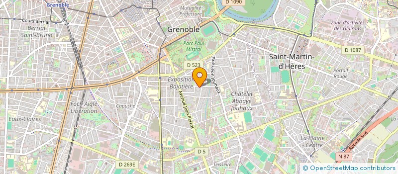 localisation de l'entreprise MONSIEUR FRANCK-ANTHONY MATTEUCCI  GRENOBLE