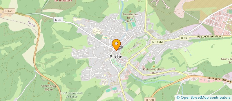localisation de l'entreprise MONSIEUR FRANCK ANTOINE à BITCHE