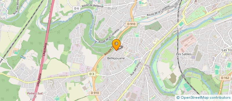 localisation de l'entreprise MONSIEUR FRANCK ARBONA  POITIERS