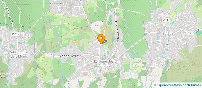 localisation de l'entreprise MONSIEUR FRANCK ARMADA  SOREDE